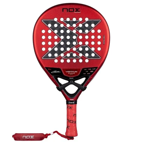 Professional Padel Racket 12K Carbon Fiber Teardrop Shape Hybrid Performance Racket for Advanced Players (Black, Standard Size) mufc9