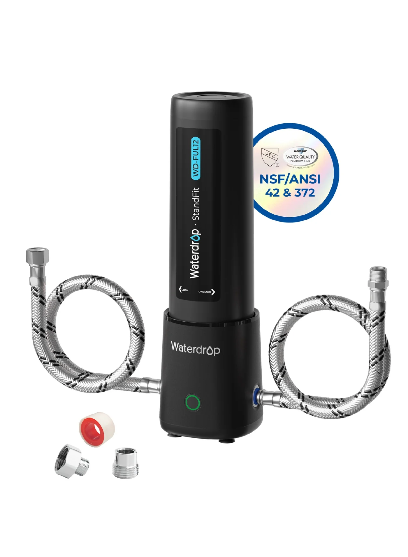 Premium Under-Sink Water Filtration System (NSF Certified, 12-Month Lifespan, PVC Material) For Home Kitchen Drinking Water jcyfu