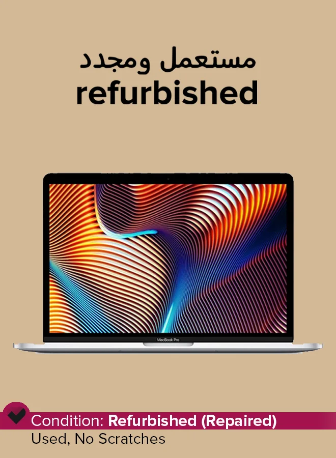Premium Smart Refurbished Laptop 13.3-Inch HD Display (8GB RAM, 256GB SSD, Quad Core, Silver) pqu9x