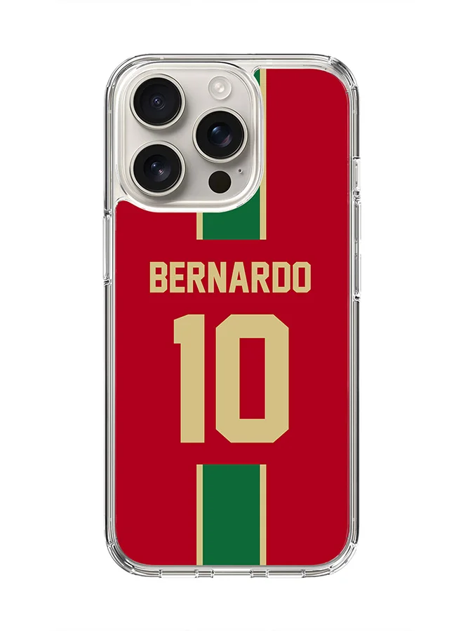 Stylizedd Magnetic Phone Case for 16 Pro Slim Protective Cover with Football Team Portugal Design (Clear, 15.5 cm) exaoz