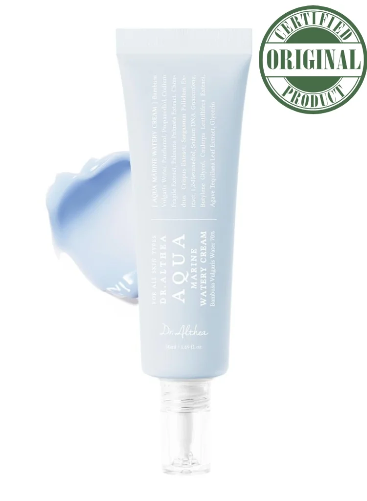Dr. Althea Aqua Marine Watery Cream Premium Hydrating Facial Moisturizer for All Skin Types (50 mL) 9g3i1