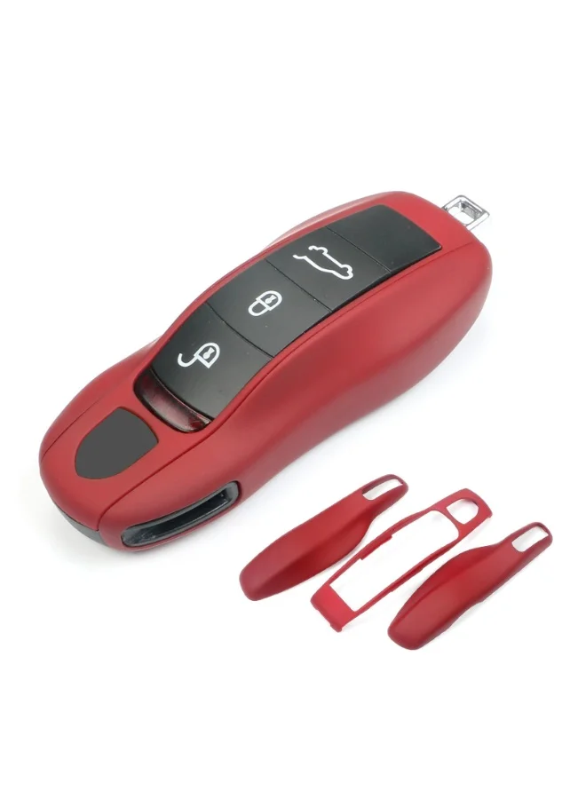 NOSKIN Premium Key Fob Shell Cover Set for Luxury Sports Vehicles (Bordeaux Red, 3-Piece Pack) 5gws2