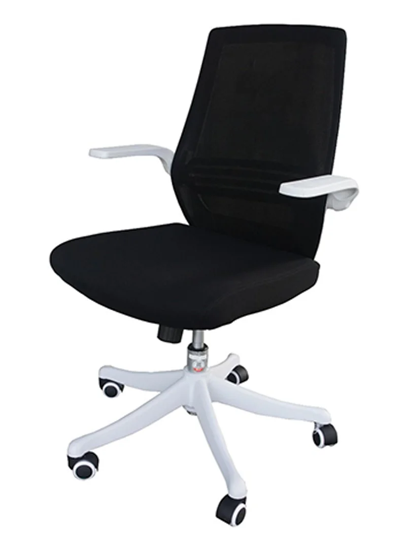 Premium Ergonomic Office Chair with Adjustable Height and Breathable Mesh Back (Black) 5e5em
