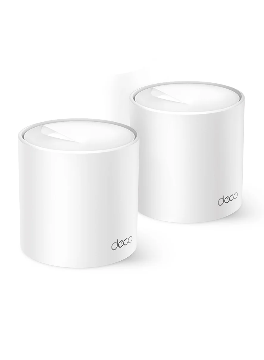 Premium AX1500 Whole Home Mesh Wi-Fi 6 System High-Speed Wireless Router (White, 2-Pack) xfnbb