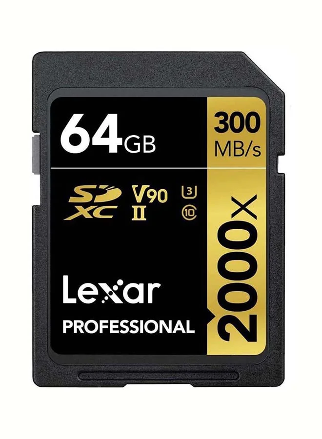 Professional High-Speed SDXC Memory Card (64 GB) Ultra-Fast Data Transfer for Cameras and Camcorders rbfzq