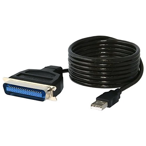USB to Parallel IEEE 1284 Printer Cable Adapter (1.8m) Premium Connectivity Converter for Legacy Devices 2n31g