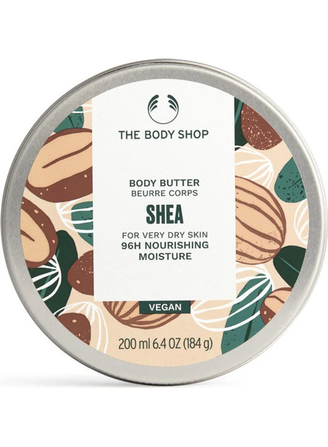 Shea Body Butter Premium Moisturizing Cream for Dry Skin (Beige, 200 mL) jinif