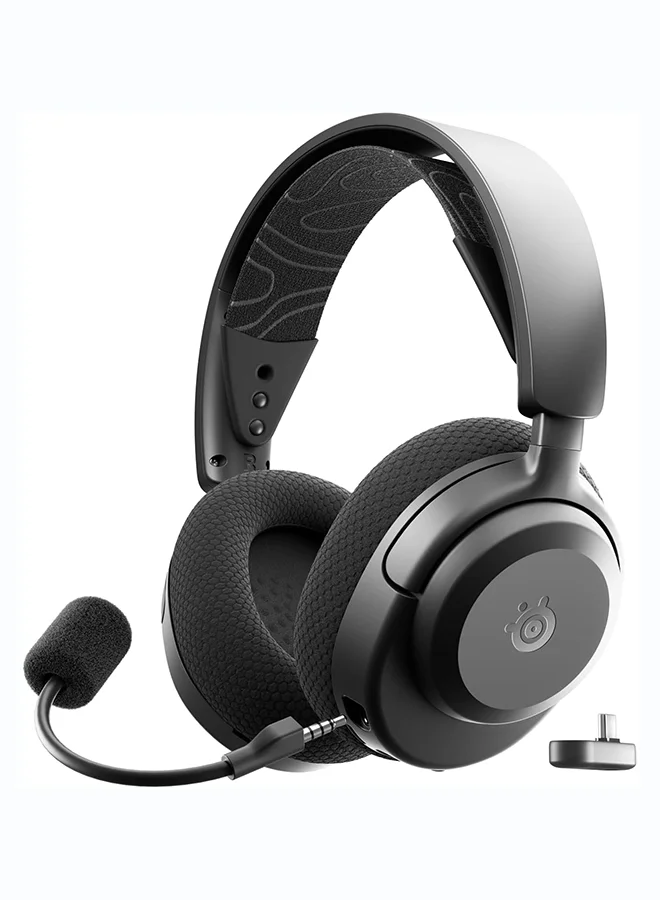 Premium Wireless Gaming Headset with 40mm Neodymium Drivers and Noise Cancelling Microphone (Black) 9v0id