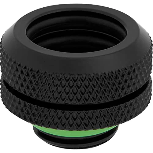 Premium Hardline Water Cooling Fitting Set (14mm OD, Black, 4 Pack) zkg68