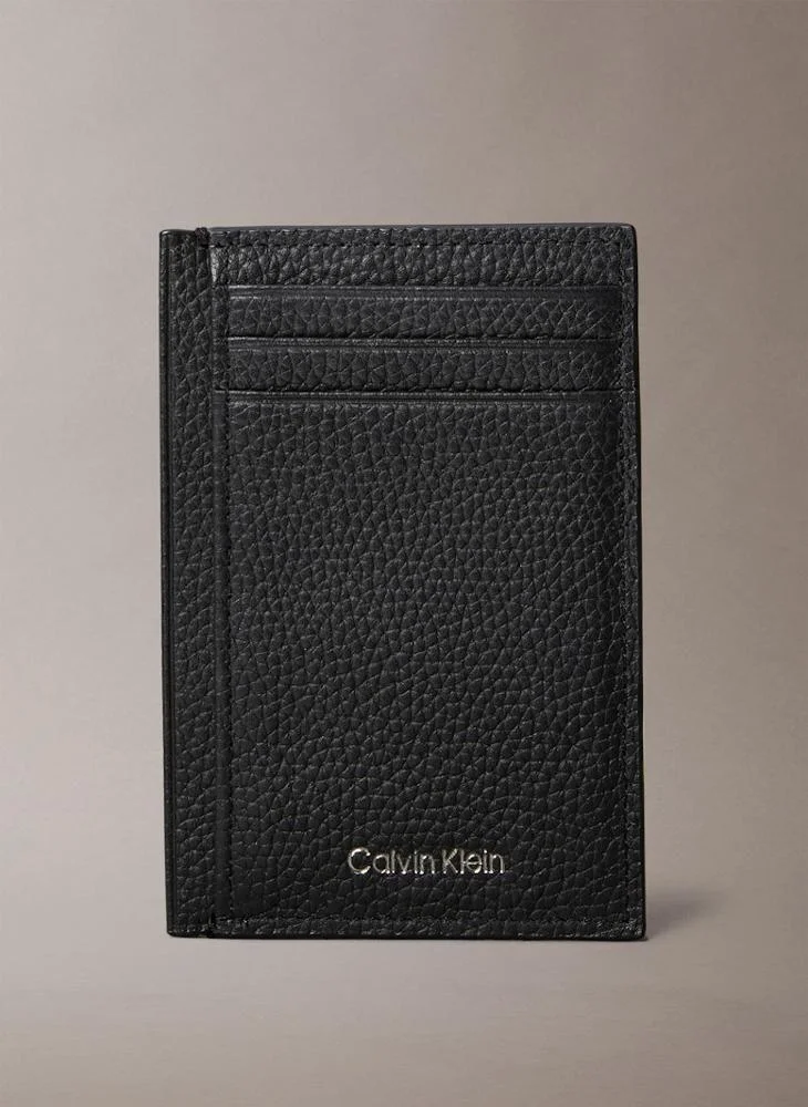 Premium Foil Emboss Card Holder Slim Minimalist Leather Wallet for Men and Women eggku