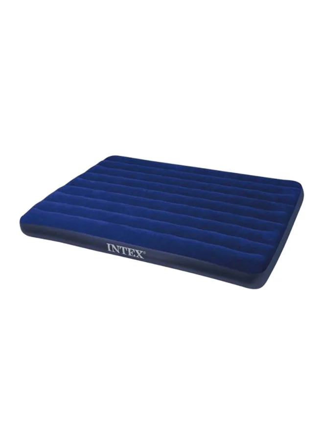 Premium Inflatable Air Mattress Durable PVC Construction (Blue, 191x137x22cm) yjluo