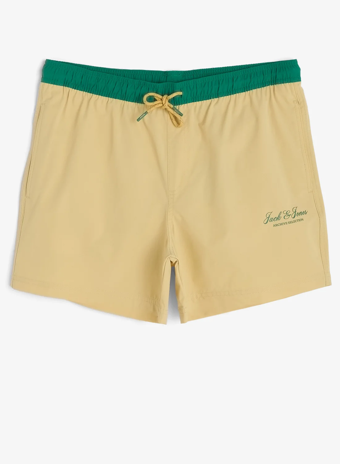 JACK & JONES Casual Drawstring Swim Shorts Quick-Dry Lightweight Beachwear for Men (Navy, L) t5uhi