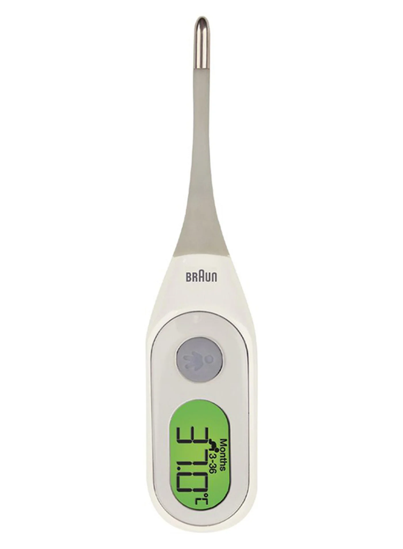 Premium Digital Precision Thermometer with Fever Alarm and Color Coded LCD Display (1 Piece) ogqbp