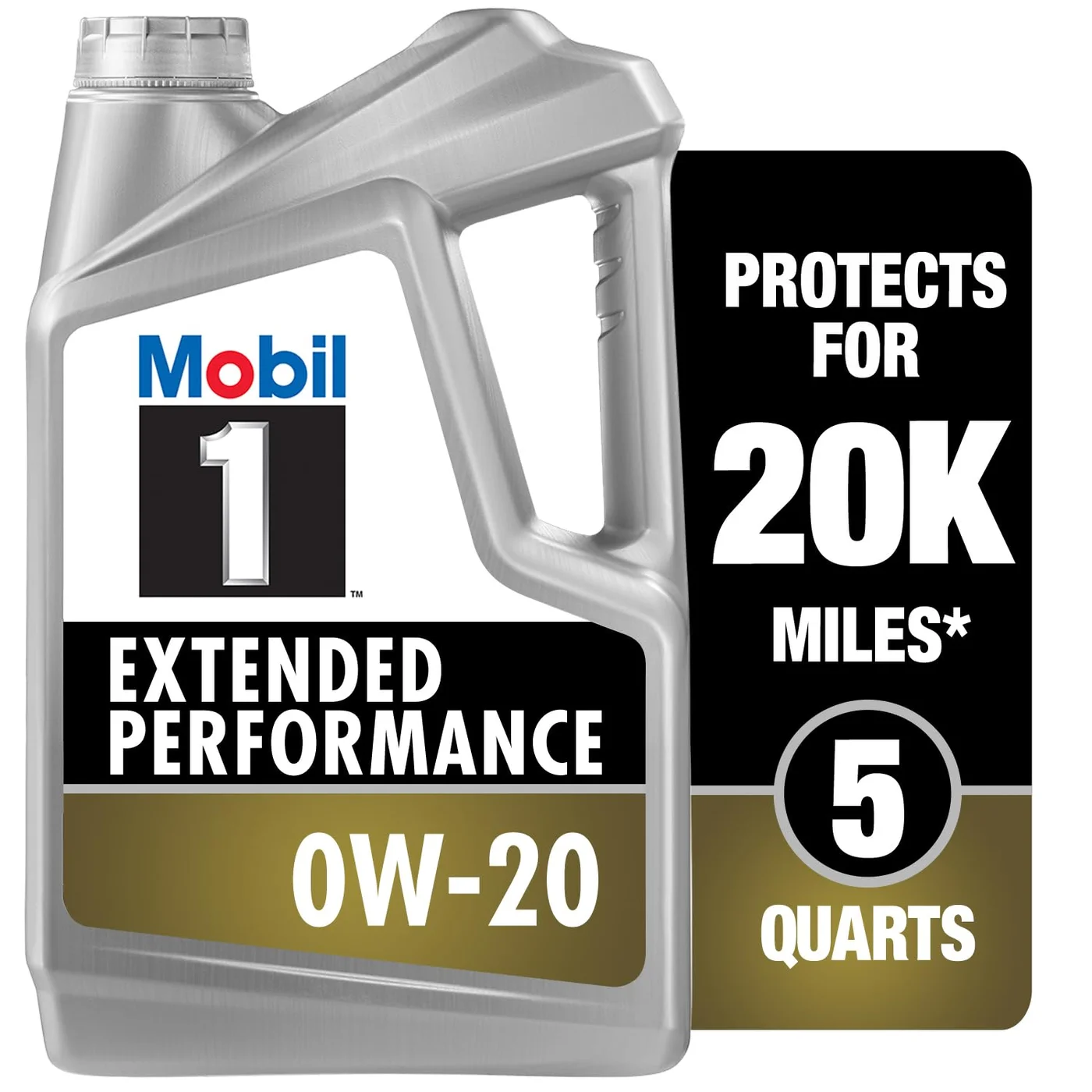Premium Full Synthetic Motor Oil 0W-20 High-Performance Engine Lubricant (4.73 L) eln1y
