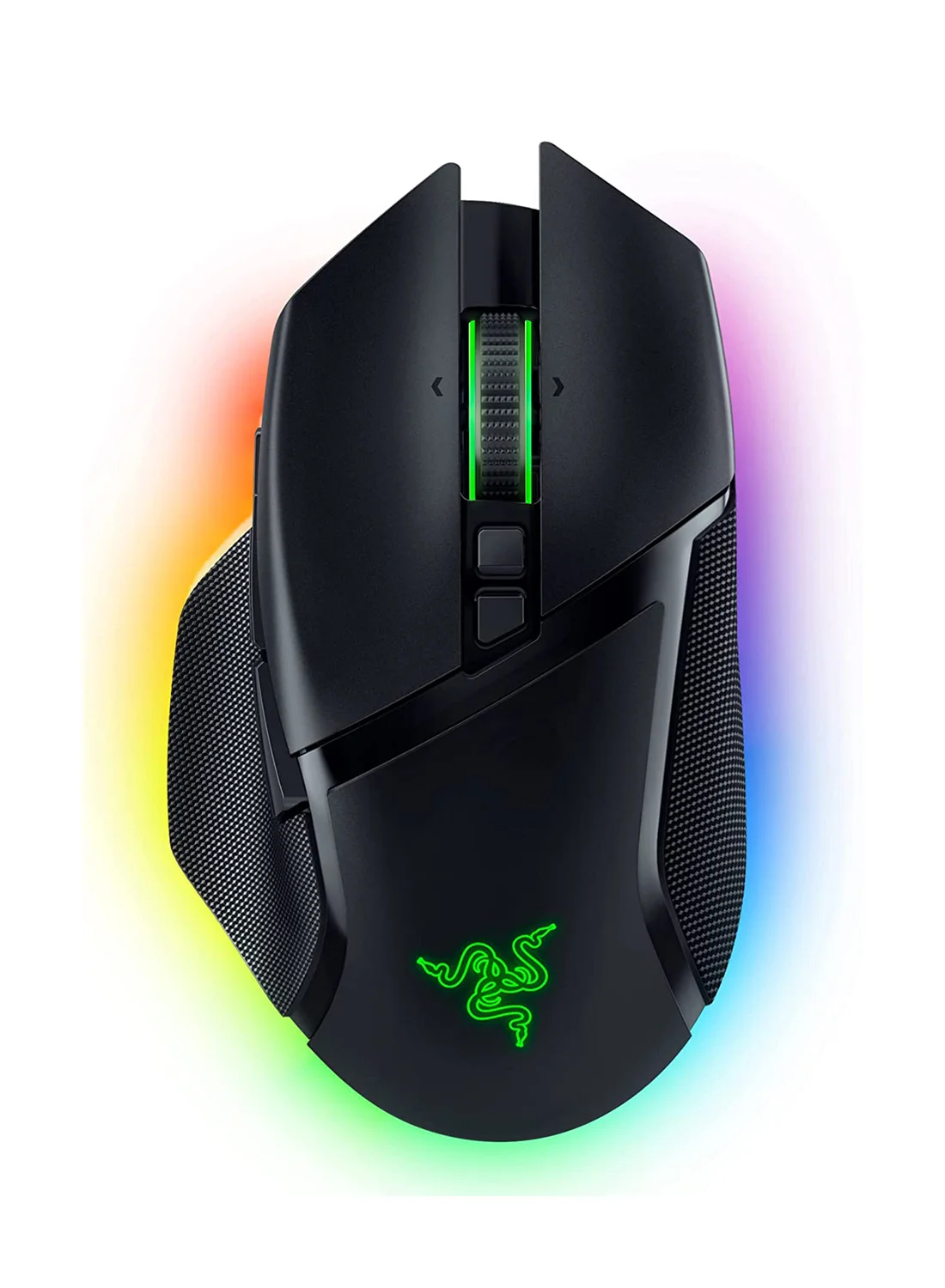 Premium Wireless Gaming Mouse with 11 Programmable Buttons and RGB Lighting (Black, 1 Unit) 5pglu