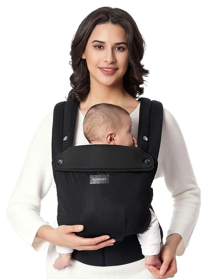 Momcozy Ergonomic Breathable Mesh Baby Carrier with Lumbar Support (Adjustable, 3.2 kg - 20 kg) chd7s