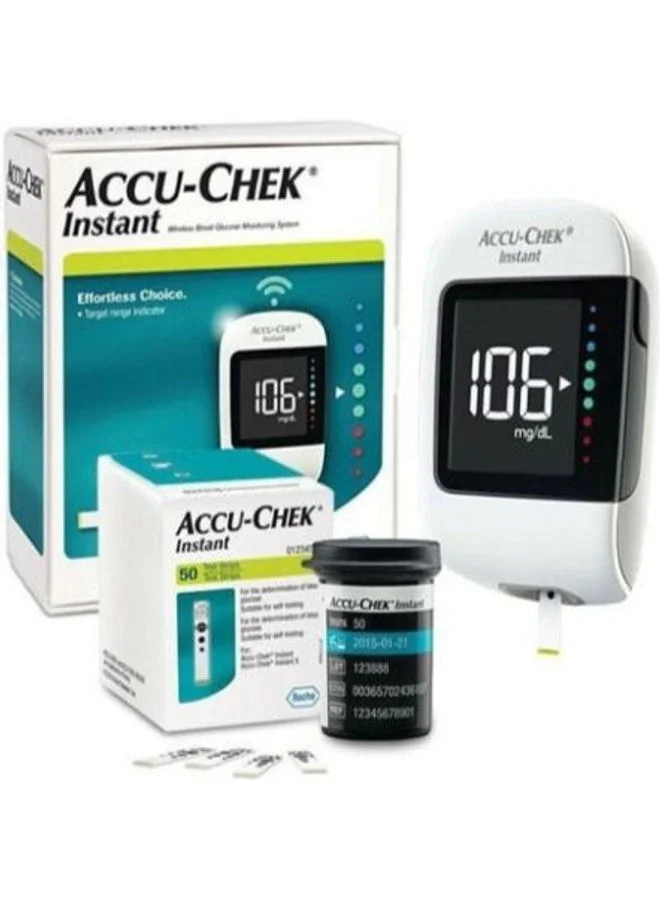 Blood Glucose Monitoring System with 50 Test Strips (Premium Digital Diagnostic Device) r8iyk
