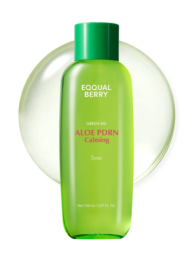 Eqqualberry Aloe PDRN Calming Toner Premium Hydrating Facial Essence for All Skin Types (150 mL) 854mu