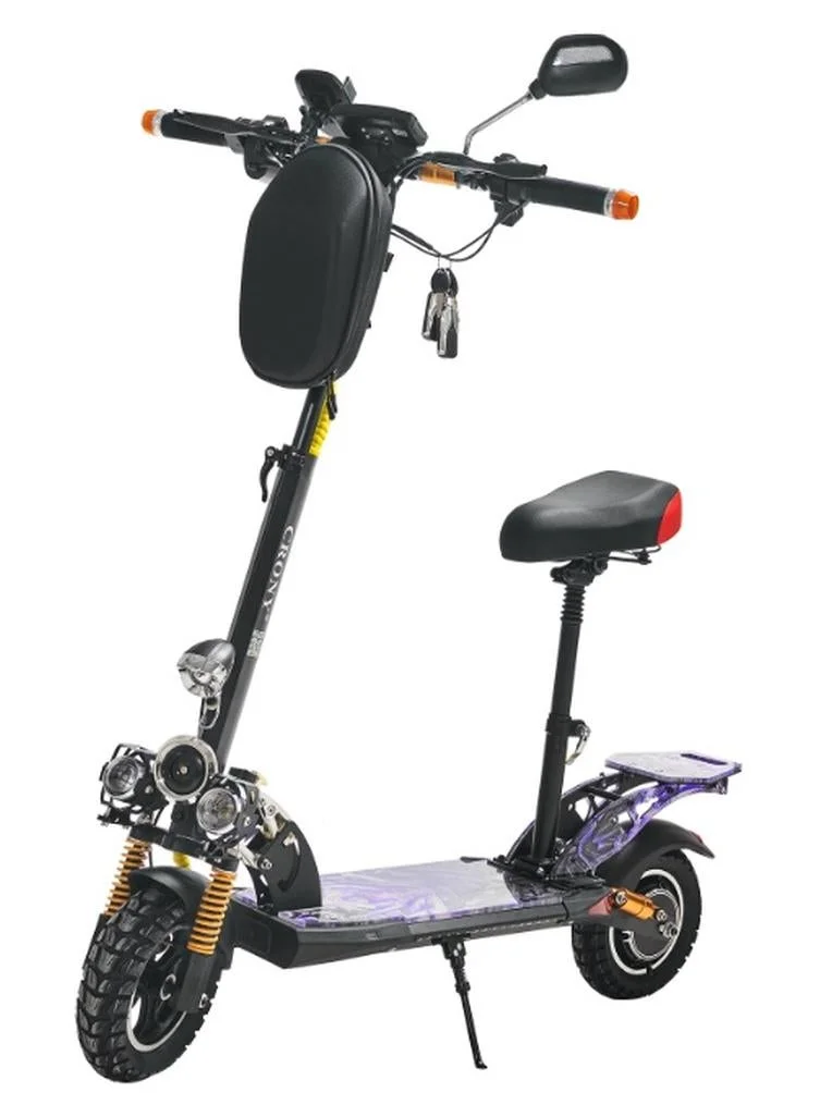 Crony 1500W Electric Scooter Premium Commuter with Dual Suspension and 10-inch Tires (120kg Capacity) ibwda
