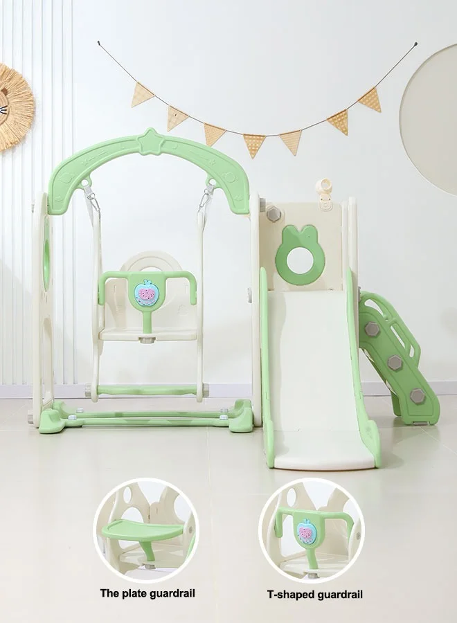 XIANGYU Indoor Toddler Slide and Swing Set Premium Plastic Activity Center for Kids Home Play (1 Set) d8lkc