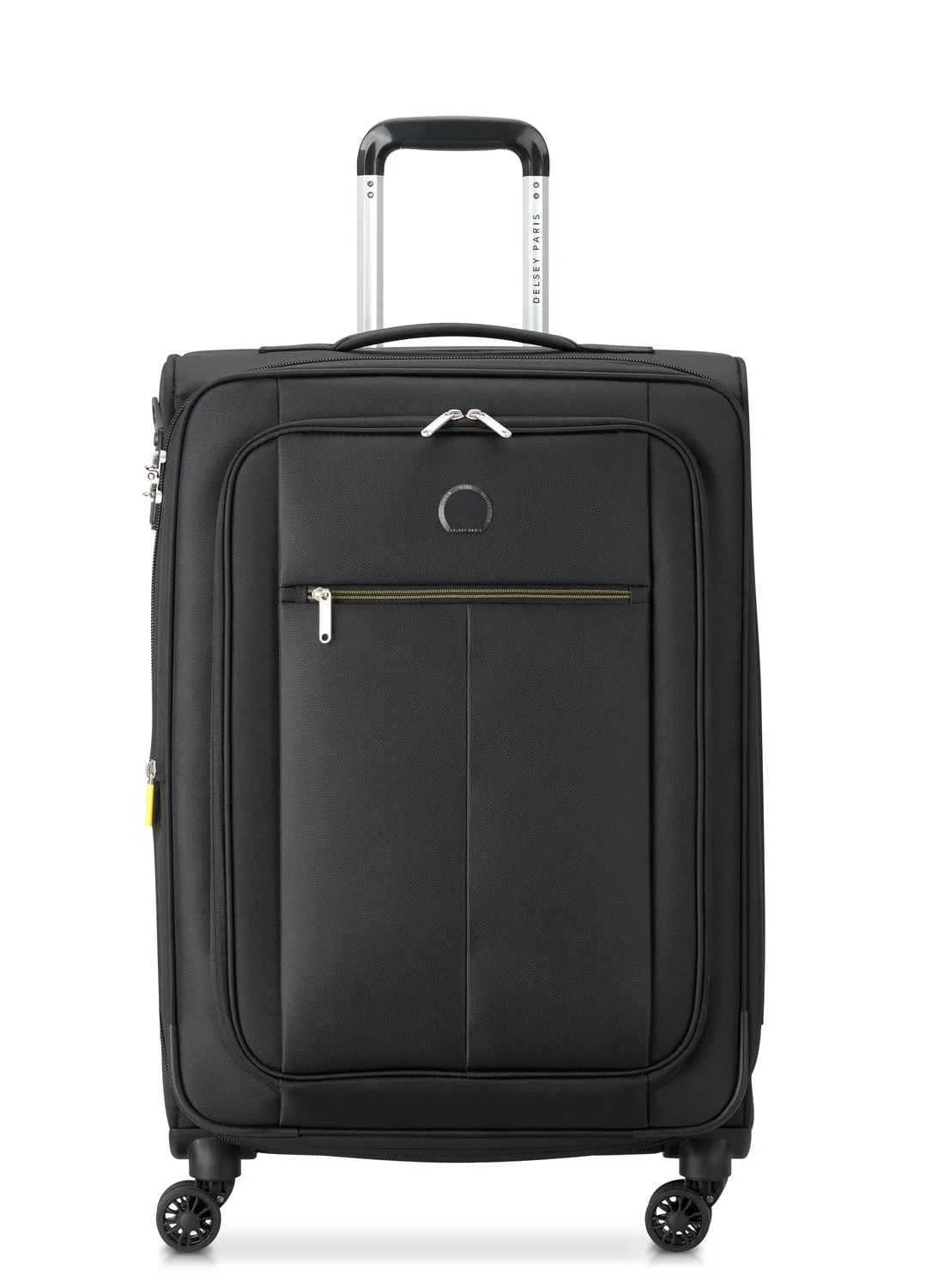 Premium Softcase Expandable Check-In Luggage Trolley (Black, 68 cm) qb9ki