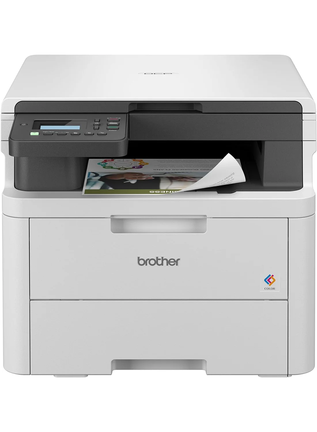 Premium 3-in-1 Wireless Colour LED Printer Multifunction Office Device (White, A4) qtkk0