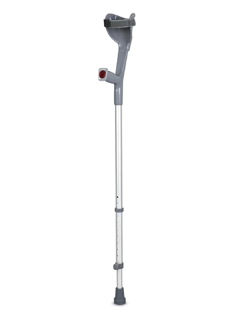 Novamed Adjustable Elbow Crutches Lightweight Aluminum Mobility Aid for Adults (1 Pair) og4ep