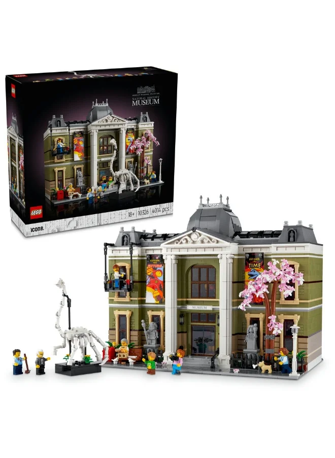 Building Blocks Natural History Museum Architectural Model Set (Premium Plastic, 4014 Pieces) for Adults lq8bw