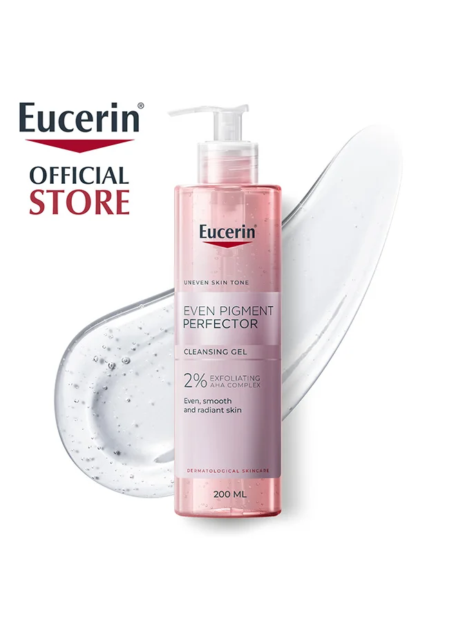 Eucerin Even Pigment Perfector Exfoliating Face Cleansing Gel (For Dark Spots, 200 mL) 50mnj