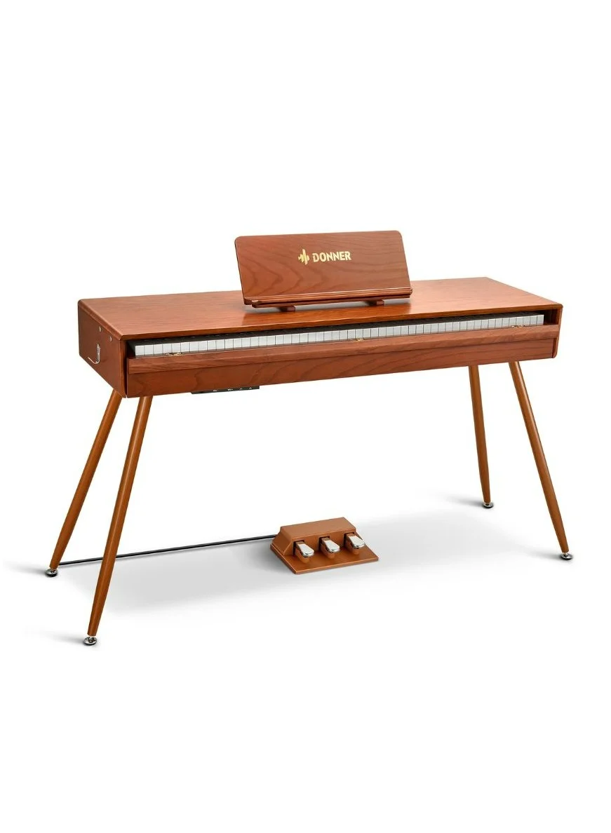 Premium 88-Key Weighted Digital Piano with Wooden Finish (Full Size) k6oj7