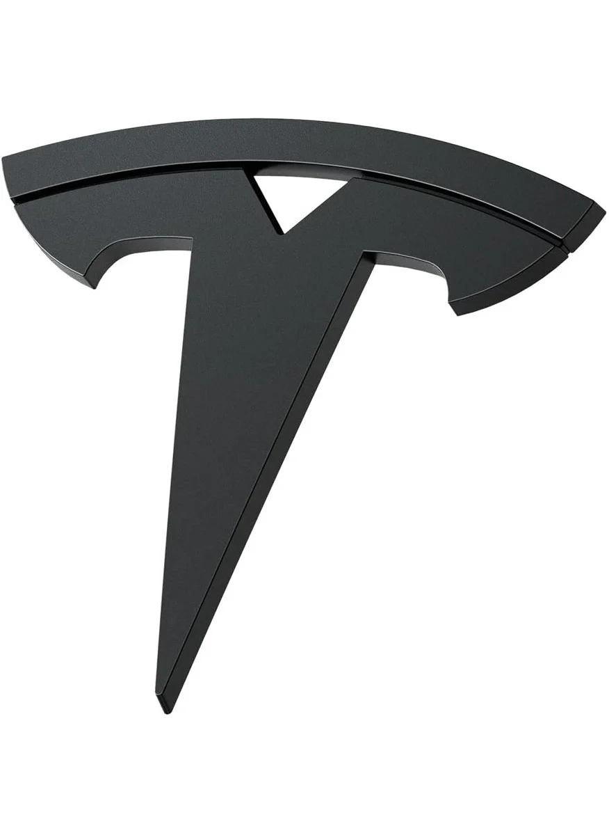 Premium Front Emblem Logo Cover for Electric Sedan 2024-2025 Refresh (Matte Black, 1 Piece) cj2il