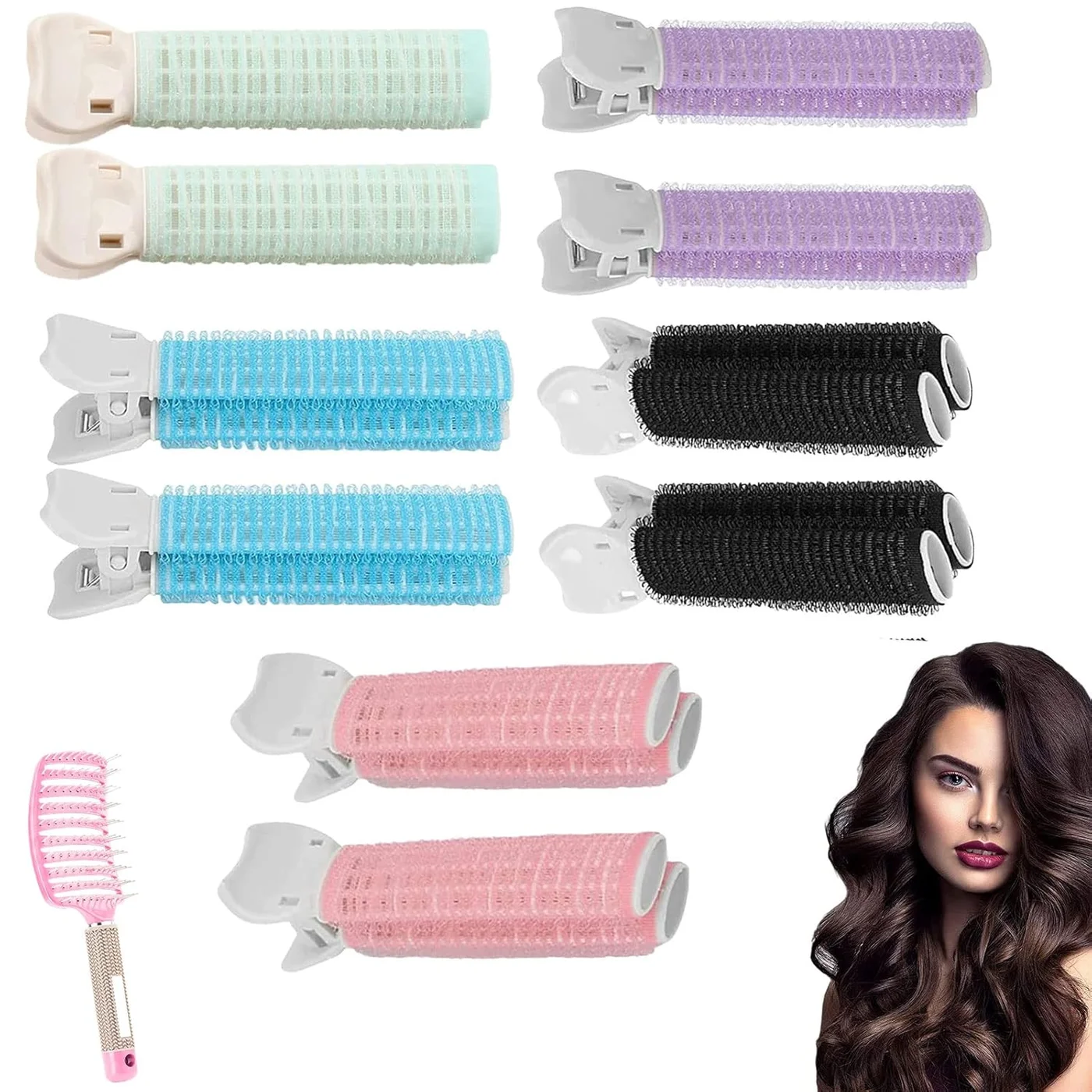 Woobles Volumizing Hair Root Clips for Fuller-Looking Volume (10pcs) qvjui