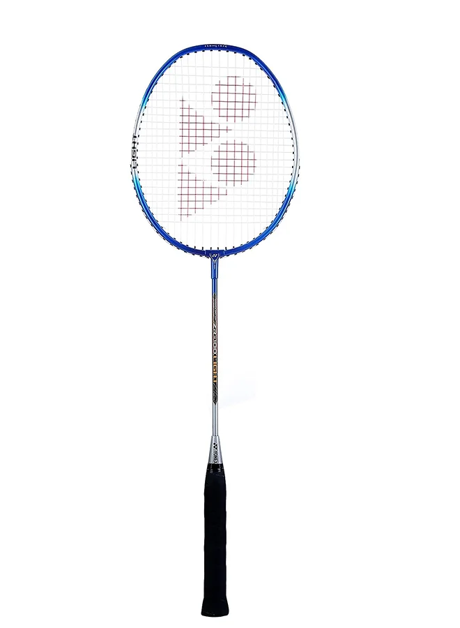 Premium Lightweight Aluminum Badminton Racquet Professional Strung Sport Racket (Blue, G4 Grip Size) uomhz