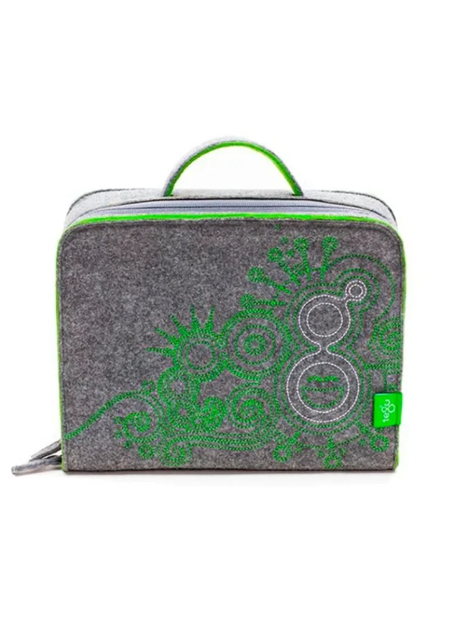 Premium Felt Storage Tote Bag for Magnetic Building Blocks (Portable Organizer Carry Case, 30 cm x 20 cm x 15 cm) p5mng