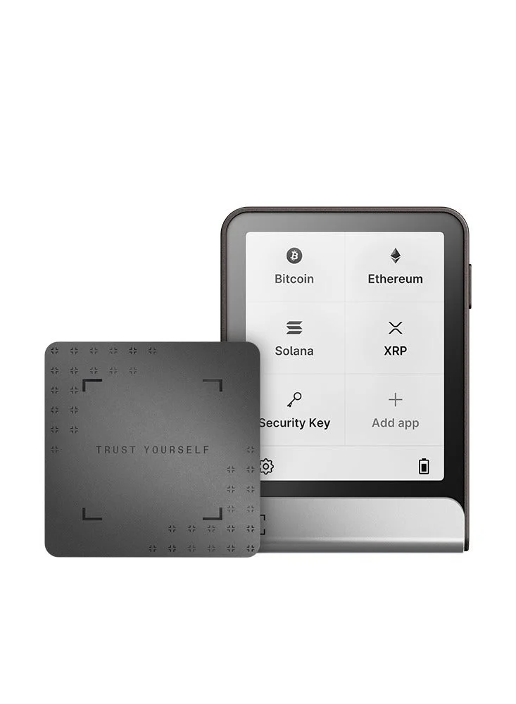 Premium Hardware Crypto Wallet with 2.84-inch Touchscreen and Bluetooth Connectivity (Black, 1 Unit) pbnkt