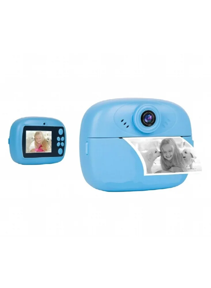 Smartberry Kids Instant Print Camera with 2.4-inch LCD Screen and Thermal Printing Technology (Blue, 50MP) ccthh