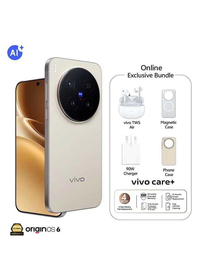 Premium 5G Smartphone 16GB RAM 512GB Storage Dual SIM Dune Brown (6.78-inch Display, 6510mAh Battery) - Middle East Version mkn89