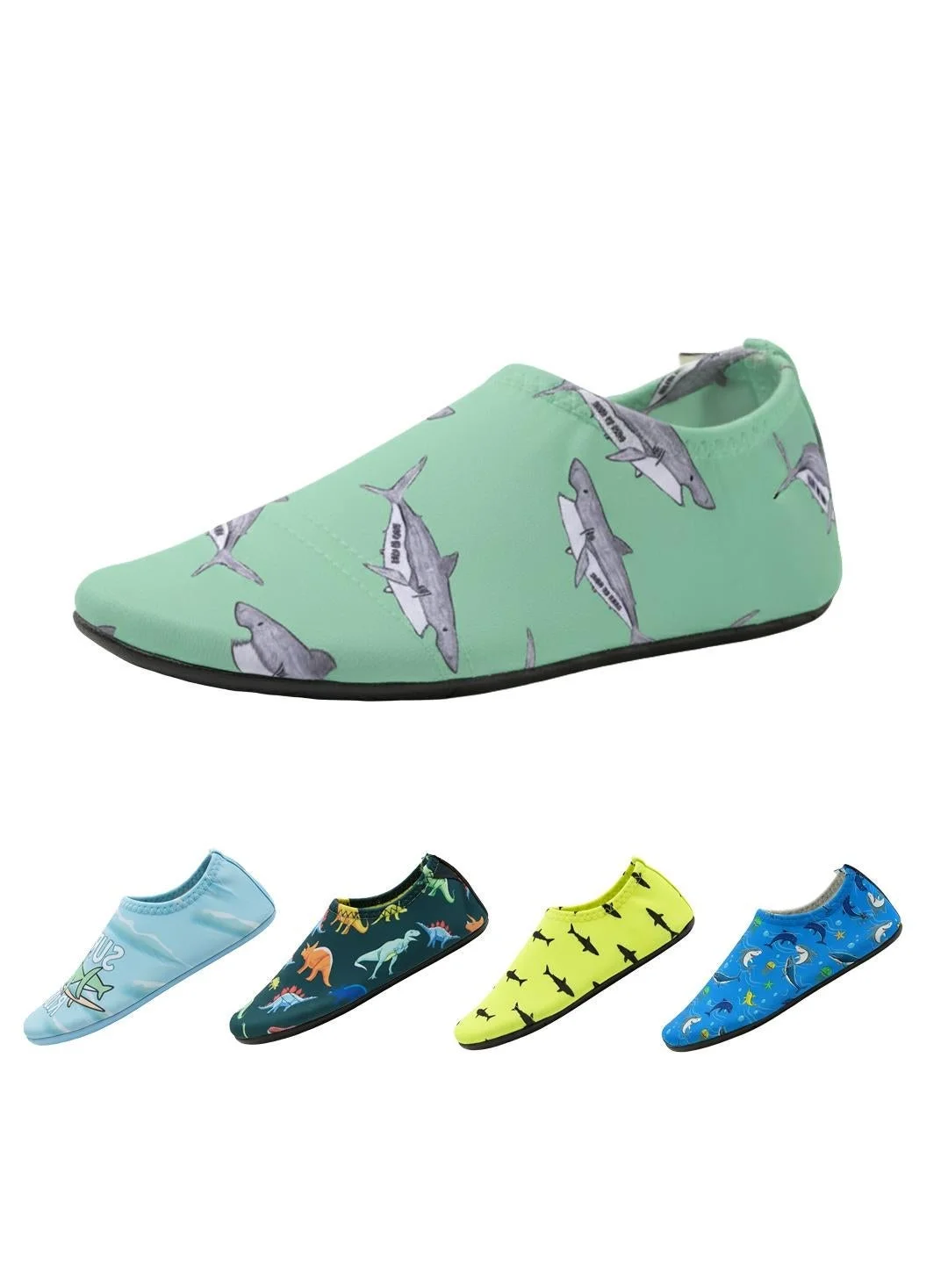 Premium Non-Slip Water Shoes for Kids Lightweight Quick-Dry Beach Footwear for Swimming and Poolside Activities (Mint, Kids) o3xqx