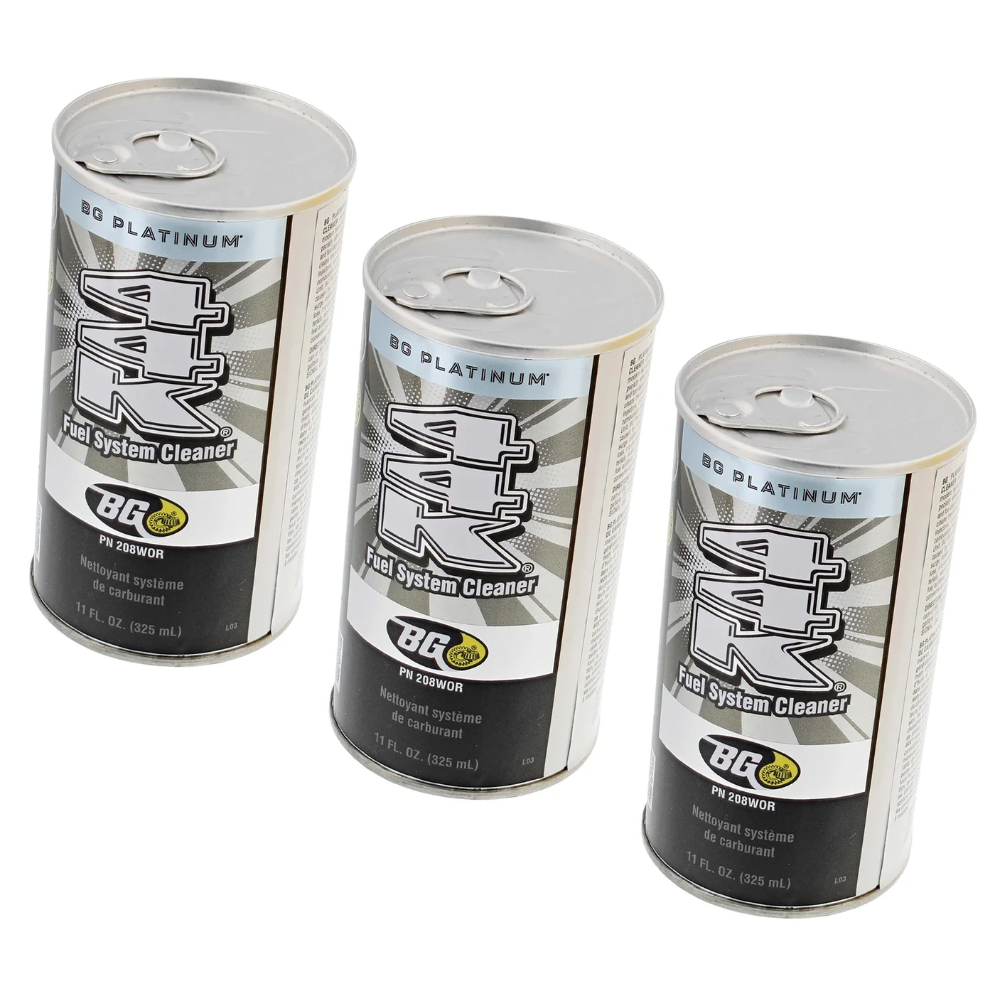 BG 44K Fuel System Cleaner Premium Engine Performance Additive (3 Pack, 325 mL per unit) y9k2a
