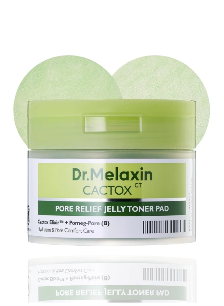 Dr. Melaxin Cactox Pore Relief Jelly Toner Pads (Cooling, 60 Count) lzs2h