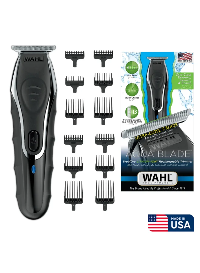 Premium 12-in-1 Waterproof Grooming Trimmer (0.2mm Ultra-Close T-Blade, Cordless, For Men) xx5ah