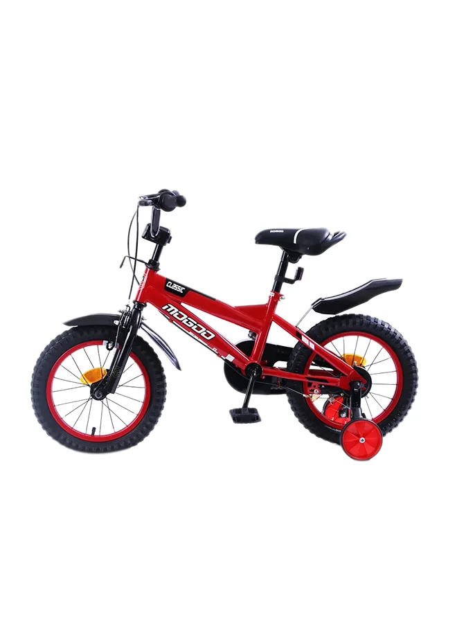 MOGOO Classic Road Kids Bike with Adjustable Seat (Red Black, 14-Inch) 5eohs