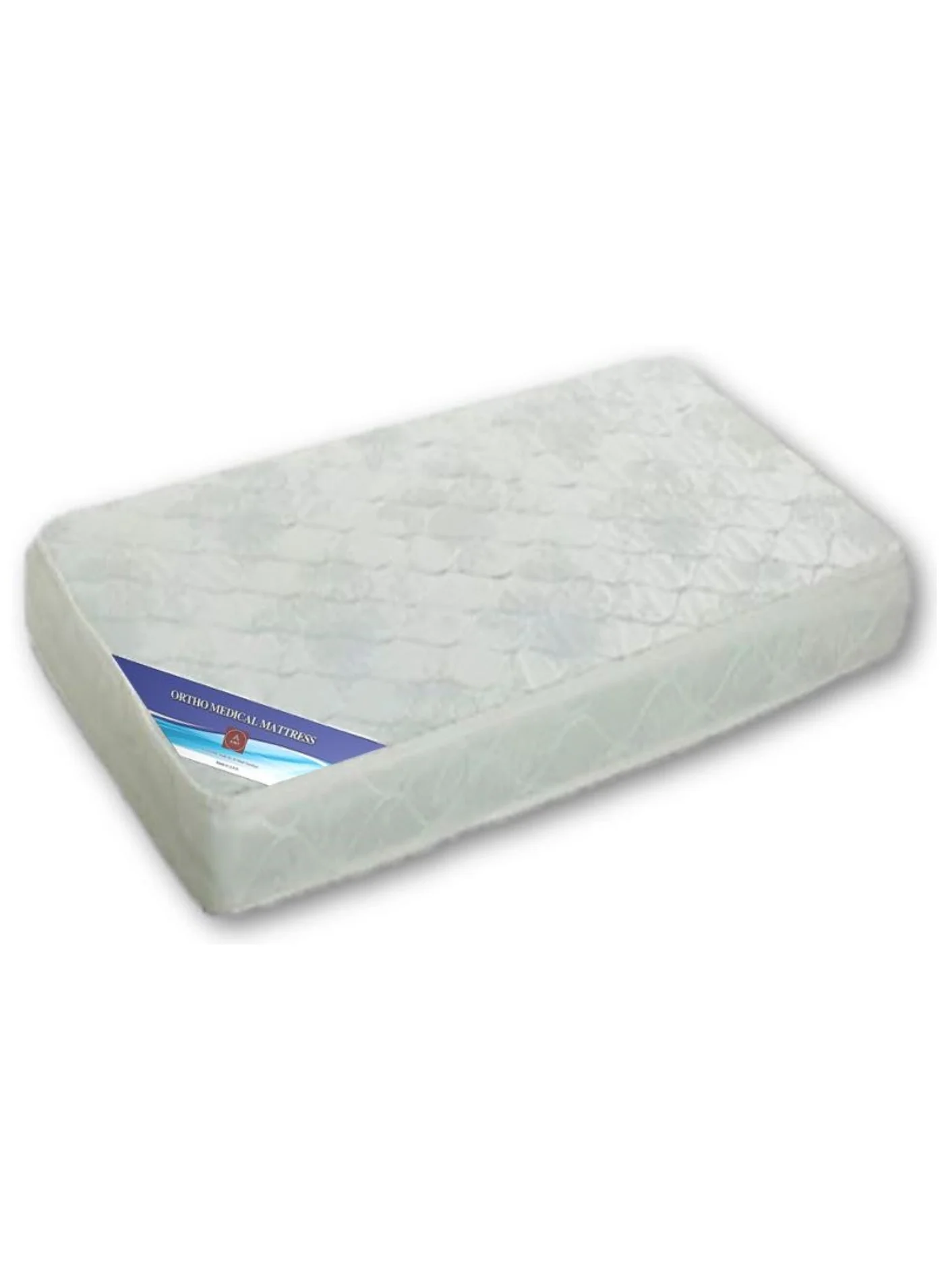 AL WADI FURNITURE Orthopedic Crib Mattress Premium Foam Support for Toddlers (White, 12 cm Thickness) g0494