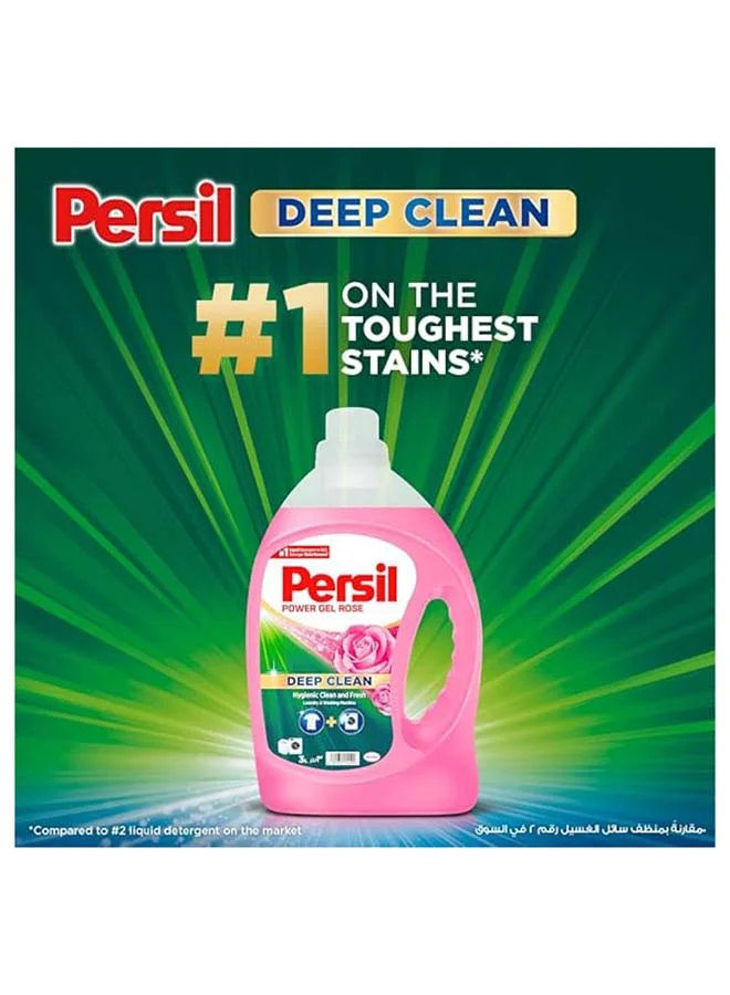 Persil Deep Clean Rose Power Gel (Premium Liquid Laundry Detergent, 3 L) cjhn3
