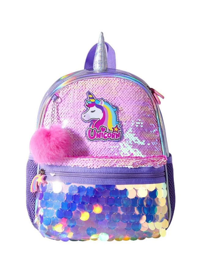 Sunveno Unicorn Sparkle Backpack Premium Lightweight School Bag for Kids (Pink, 30 cm) 4xx13