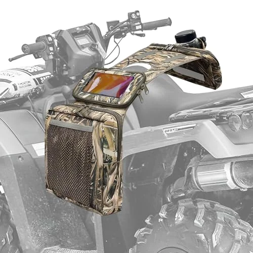 MYDAYS ATV Saddle Bag Tank Storage Luggage for UTV Snowmobile Motorcycle (Camo, 2-Pack) k2axs