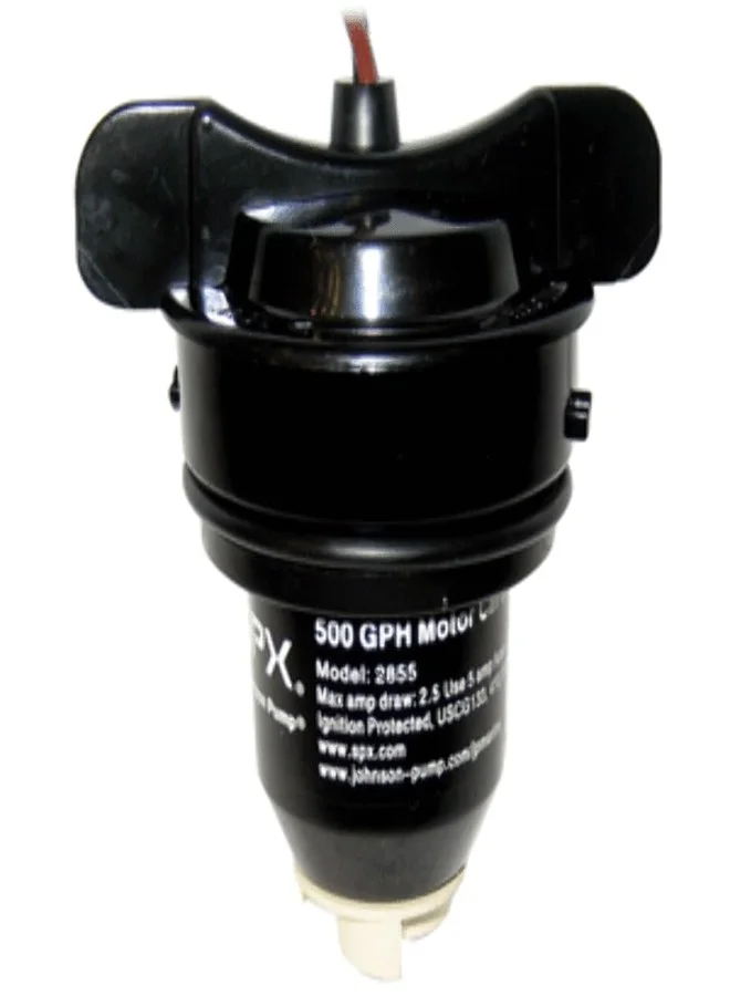 Marine Bilge Pump Cartridge Replacement for 500 GPH Motor (Black, 1 Unit) l7we3