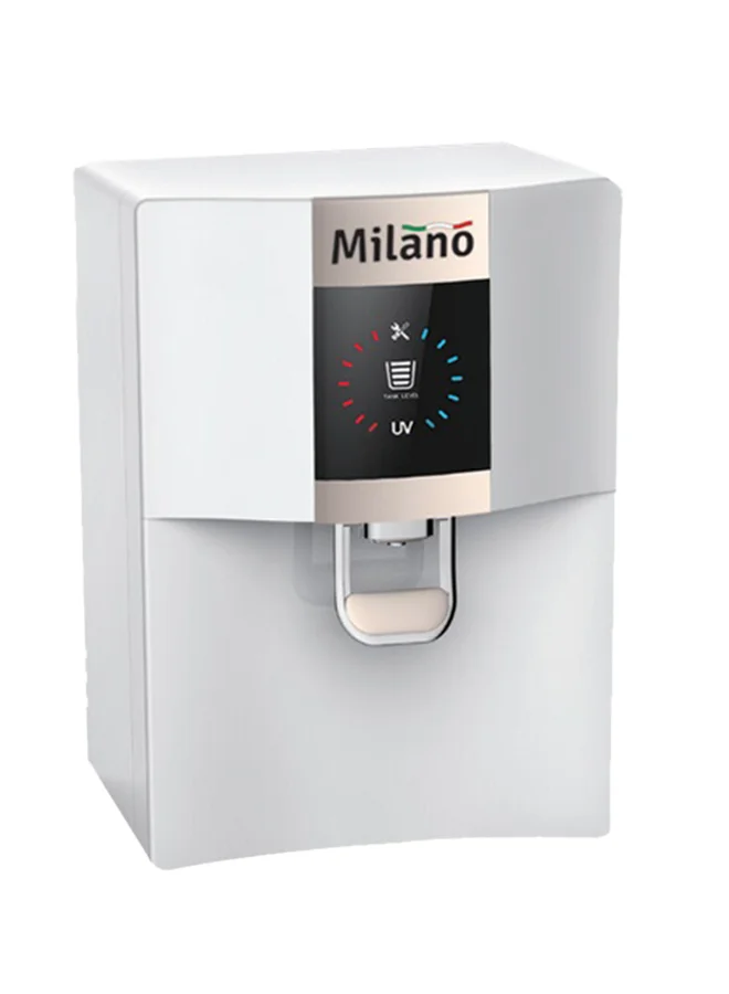 Milano RO+UV Water Purifier Premium Filtration System (White, 8L) xfd2e