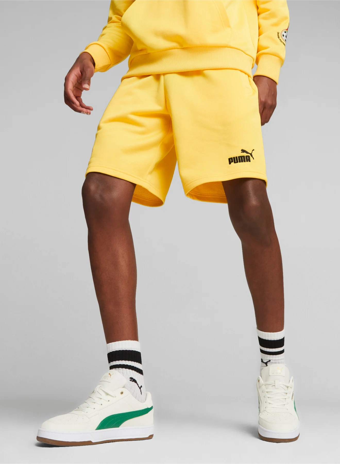 Sport Ghana FtblCulture Athletic Shorts Premium Breathable Fabric (Men, Black, Large) xux6l