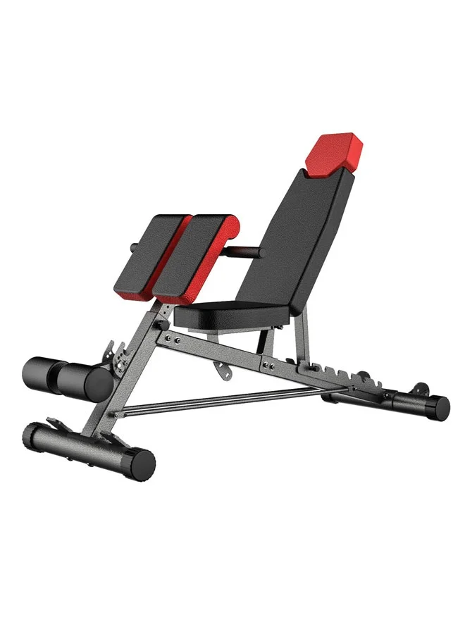 Max Strength Multi-Functional Adjustable Weightlifting Bench Heavy-Duty Steel Incline and Decline Fitness Equipment for Home Gym xtx9z